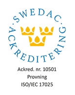 Emmace Accreditering Swedac 10501